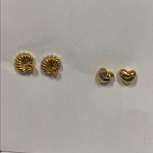 Set of 2 Pair of Juicy Couture Studs